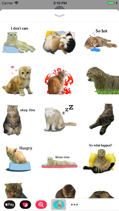 Emulate iPhone app Oh My Cat Animated Stickers using MyAndroid Emulate iPhone app Oh My Cat Animated Stickers using MyAndroid
