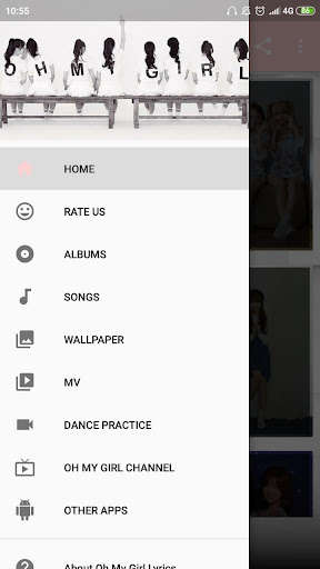 Run android online APK Oh My Girl Lyrics (Offline) from MyAndroid or emulate Oh My Girl Lyrics (Offline) using MyAndroid