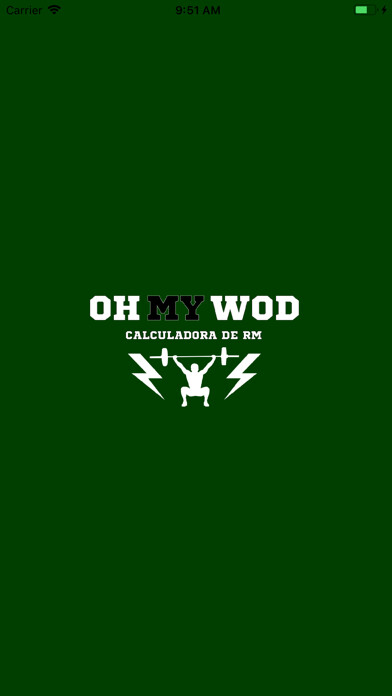 Emulate iPhone app OhMyWod - Calculadora de RM using MyAndroid Emulate iPhone app OhMyWod - Calculadora de RM using MyAndroid