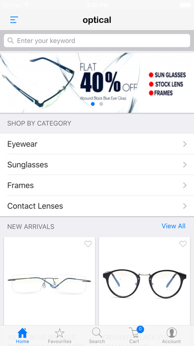 Emulate iPhone app Oho Optical App using MyAndroid Emulate iPhone app Oho Optical App using MyAndroid