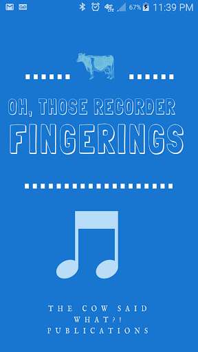 Emulate Android APK OH, Those Recorder Fingerings
