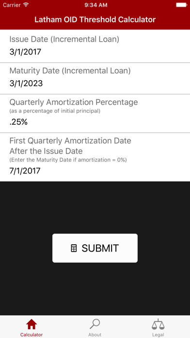 Emulate iPhone app OID Threshold Calculator using MyAndroid Emulate iPhone app OID Threshold Calculator using MyAndroid