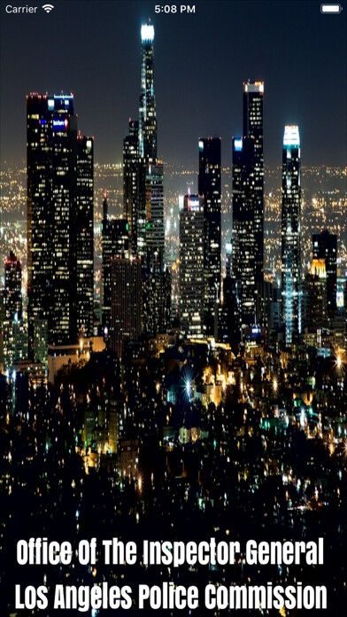 Emulate iPhone app OIG City of Los Angeles using MyAndroid