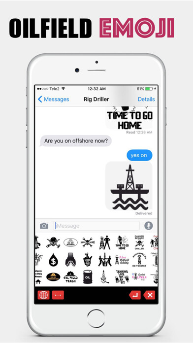 Emulate iPhone app Oilfield Emoji using MyAndroid Emulate iPhone app Oilfield Emoji using MyAndroid