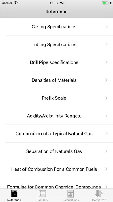 Emulate iPhone app OIL & GAS REFERENCE using MyAndroid