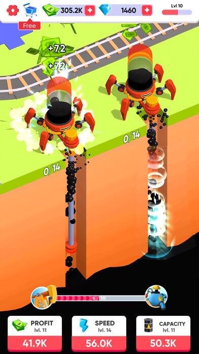 Emulate iPhone app Oil Mining 3D - Petrol Factory using MyAndroid