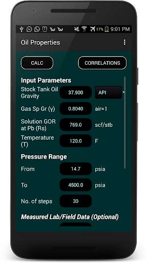 Emulate Android APK Oil PVT Properties Emulate Android APK Oil PVT Properties