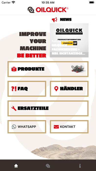 Emulate iPhone app Oilquick using MyAndroid Emulate iPhone app Oilquick using MyAndroid