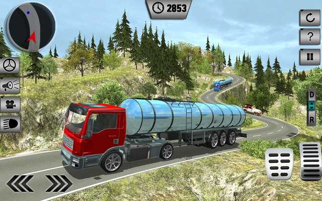 Emulate Android APK Oil Tanker Transporting Truck