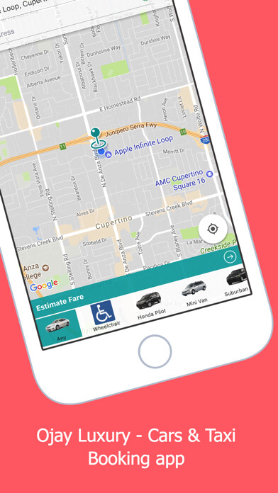 Emulate iPhone app Ojay Luxury Car Service using MyAndroid Emulate iPhone app Ojay Luxury Car Service using MyAndroid