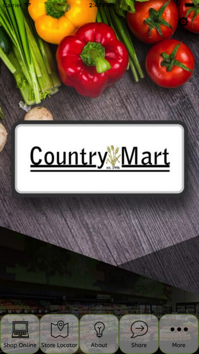 Emulate iPhone app OK COUNTRY MART using MyAndroid Emulate iPhone app OK COUNTRY MART using MyAndroid