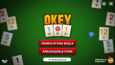 Emulate iPhone app Okey 101 Online using MyAndroid