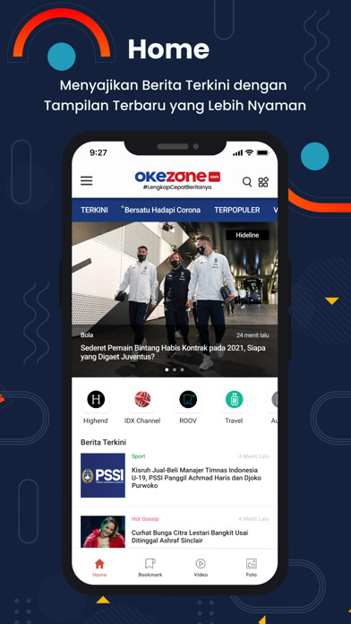 Emulate iPhone app Okezone.com News using MyAndroid