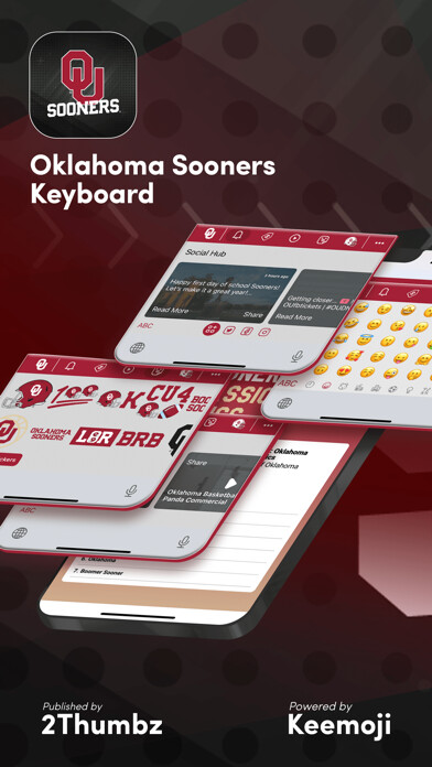 Emulate iPhone app Oklahoma Sooners Keyboard using MyAndroid Emulate iPhone app Oklahoma Sooners Keyboard using MyAndroid
