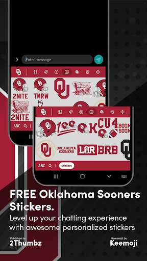 Run android online APK OKLAHOMA SOONERS Social Hub Stickers Keyboard from MyAndroid or emulate OKLAHOMA SOONERS Social Hub Stickers Keyboard using MyAndroid