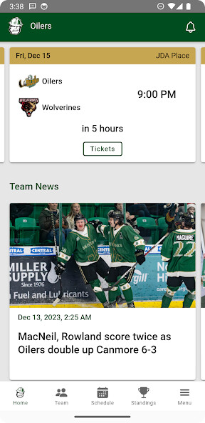 Emulate iPhone app Okotoks Oilers using MyAndroid Emulate iPhone app Okotoks Oilers using MyAndroid