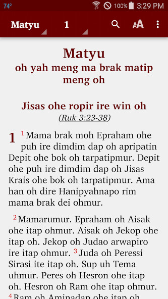 Run android online APK Oksapmin - Bible from MyAndroid or emulate Oksapmin - Bible using MyAndroid