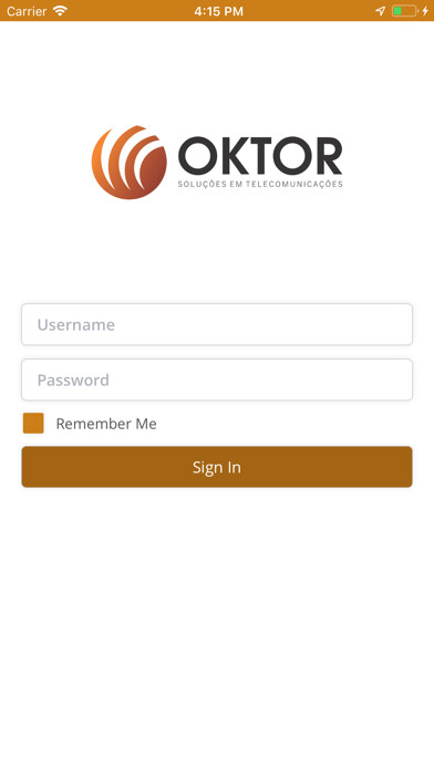 Emulate iPhone app Oktor GPS Client using MyAndroid