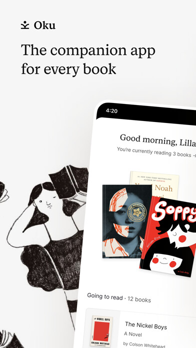 Emulate iPhone app Oku: Book Tracker & Companion using MyAndroid