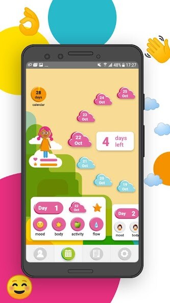 Run android online APK Oky Indonesia: Period Tracker App for Girls from MyAndroid or emulate Oky Indonesia: Period Tracker App for Girls using MyAndroid