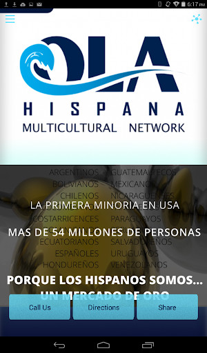 Run android online APK Ola Hispana from MyAndroid or emulate Ola Hispana using MyAndroid