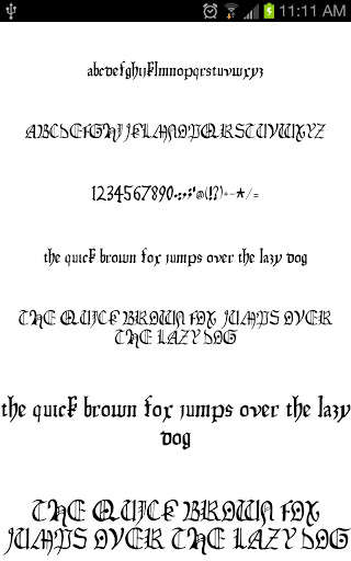 Emulate Android APK OldEng Fonts for FlipFont free