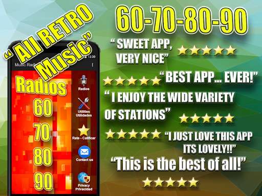 Emulate Android APK Oldies 60s 70s 80s 90s Radios. Retro Radios Free