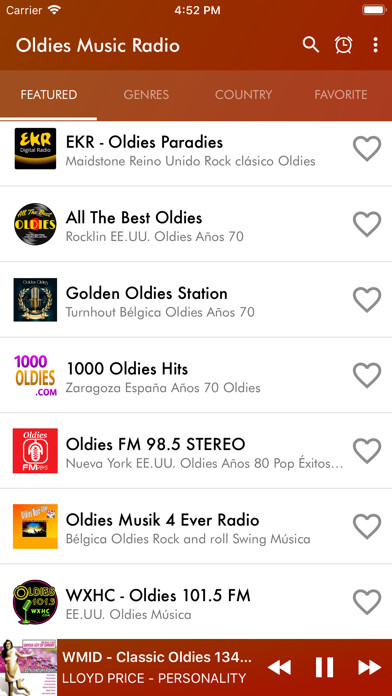 Emulate iPhone app Oldies Music Radio Station using MyAndroid Emulate iPhone app Oldies Music Radio Station using MyAndroid