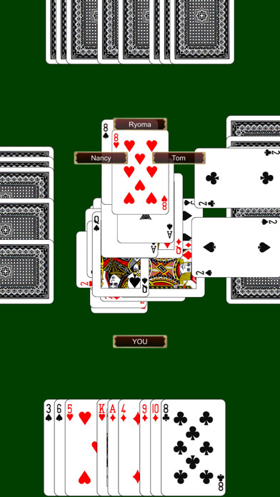 Emulate iPhone app Old Maid(Babanuki) using MyAndroid