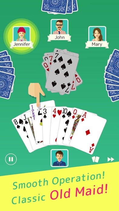 Emulate iPhone app Old Maid - Fun Card Game using MyAndroid Emulate iPhone app Old Maid - Fun Card Game using MyAndroid