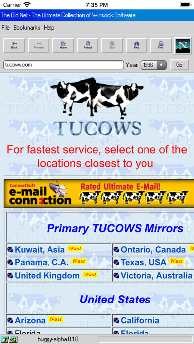 Emulate iPhone app Old Net Navigator using MyAndroid Emulate iPhone app Old Net Navigator using MyAndroid
