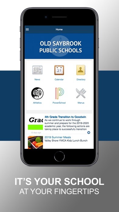 Emulate iPhone app Old Saybrook School District using MyAndroid Emulate iPhone app Old Saybrook School District using MyAndroid