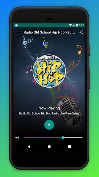 Run android online APK Old School Hip Hop Radio App from MyAndroid or emulate Old School Hip Hop Radio App using MyAndroid