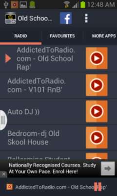 Emulate Android APK Old School Radio