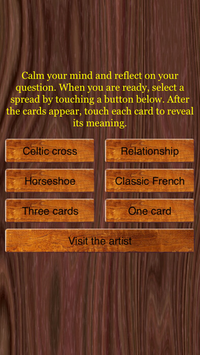 Emulate iPhone app Old tarot restored by Flornoy using MyAndroid Emulate iPhone app Old tarot restored by Flornoy using MyAndroid