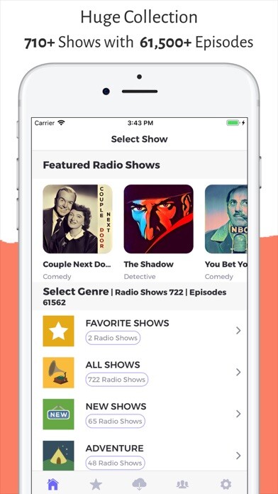 Emulate iPhone app Old Time Radio Shows using MyAndroid Emulate iPhone app Old Time Radio Shows using MyAndroid