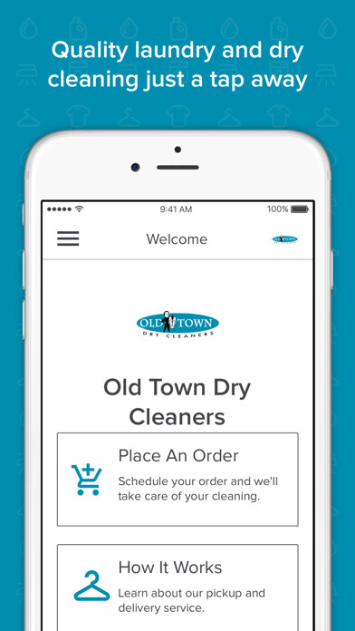 Emulate iPhone app Old Town Dry Cleaners using MyAndroid