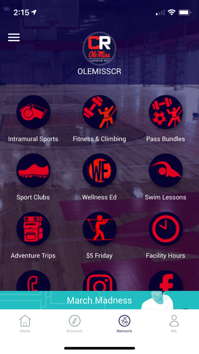 Emulate iPhone app Ole Miss Campus Rec using MyAndroid Emulate iPhone app Ole Miss Campus Rec using MyAndroid