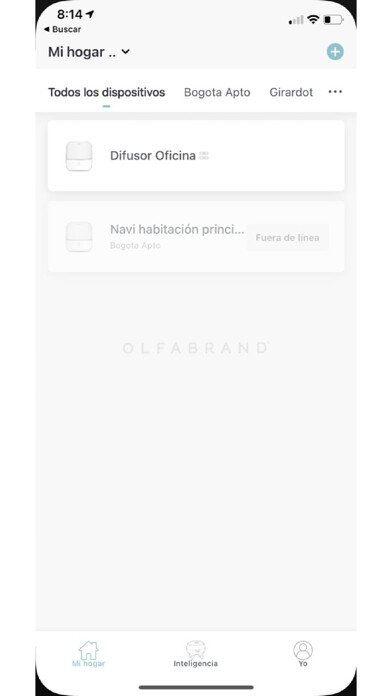 Emulate iPhone app Olfabrand using MyAndroid
