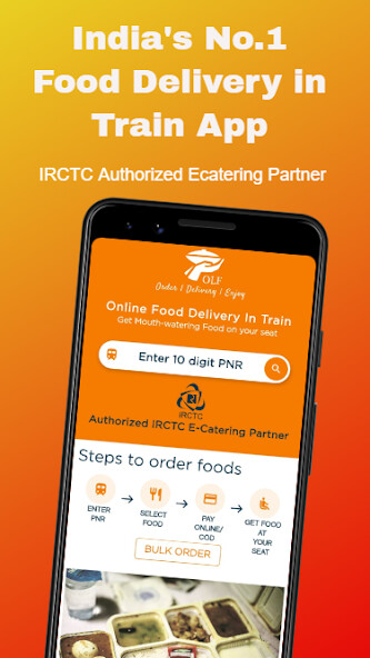 Run android online APK OLF - Order Food in Trains from MyAndroid or emulate OLF - Order Food in Trains using MyAndroid