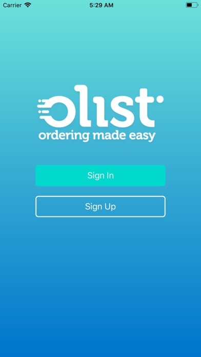 Emulate iPhone app Olist using MyAndroid