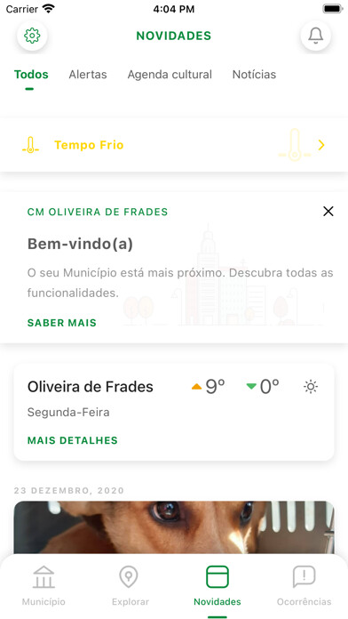Emulate iPhone app Oliveira de Frades using MyAndroid Emulate iPhone app Oliveira de Frades using MyAndroid