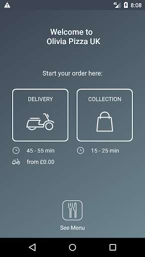 Run android online APK Olivia Pizza UK from MyAndroid or emulate Olivia Pizza UK using MyAndroid