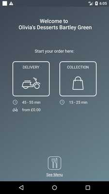 Emulate Android APK Olivias Desserts Bartley Green