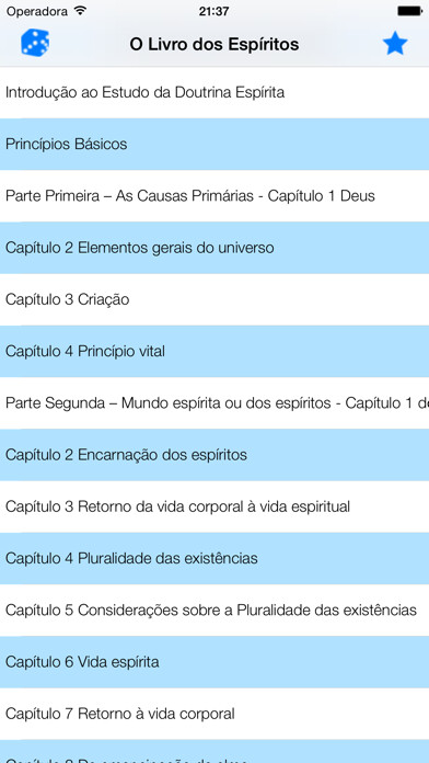 Emulate iPhone app O Livro dos Espíritos using MyAndroid Emulate iPhone app O Livro dos Espíritos using MyAndroid