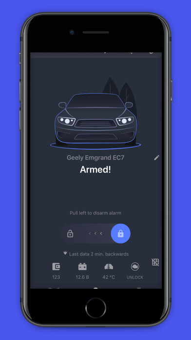 Emulate iPhone app OLLY Car Assistant using MyAndroid