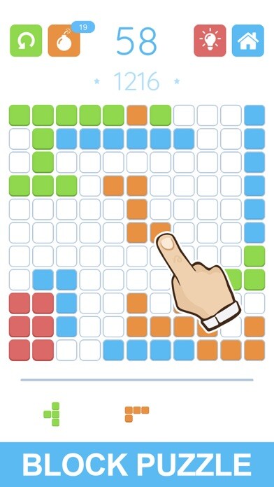 Emulate iPhone app Сolor block puzzle using MyAndroid Emulate iPhone app Сolor block puzzle using MyAndroid