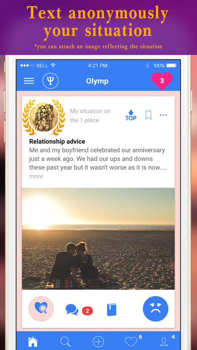 Emulate iPhone app Olymp chat: friendship therapy using MyAndroid Emulate iPhone app Olymp chat: friendship therapy using MyAndroid
