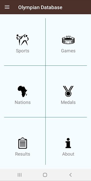 Run android online APK Olympian Database from MyAndroid or emulate Olympian Database using MyAndroid