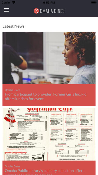 Emulate iPhone app Omaha Dines using MyAndroid Emulate iPhone app Omaha Dines using MyAndroid